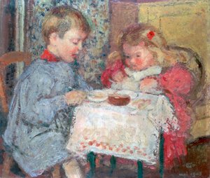 Het poppendiner, 1905 door Georges Lemmen