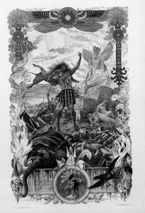 Illustratie door Georges Antoine Rochegrosse voor de roman 