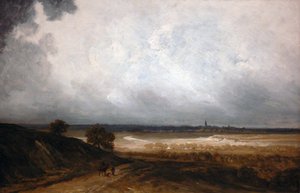 Landschap met figuren.