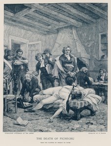 De Dood van Pichegru door Georges Moreau de Tours
