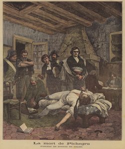 De dood van Pichegru door Georges Moreau de Tours