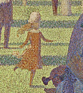 Een zondag op La Grande Jatte, 1884-86 door Georges Pierre Seurat