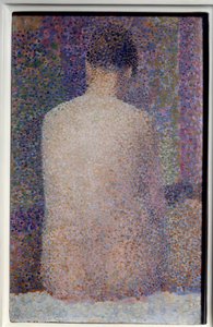 Model, achteraanzicht