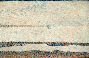 Strand bij Gravelines door Georges Pierre Seurat