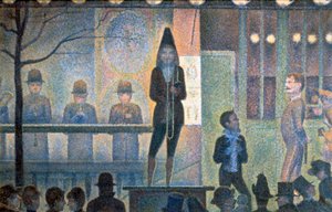 Circus Sideshow door Georges Pierre Seurat