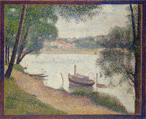 Grijs Weer, Grande Jatte door Georges Pierre Seurat