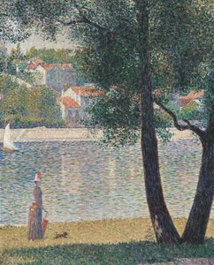 De Seine bij Courbevoie door Georges Pierre Seurat