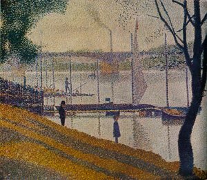 Le Pont de Courbevoie, 1886 door Georges Pierre Seurat