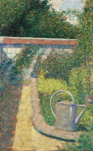 De Gieter - Tuin in Le Raincy, ca. 1883 door Georges Pierre Seurat