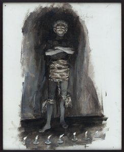 Gwynplaine. De man die lacht. door Georges Rochegrosse