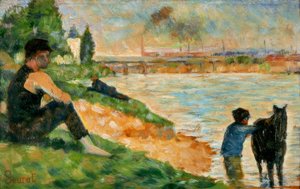 Studie voor Badeplaats door Georges Seurat