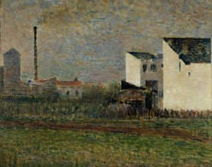 De voorstad door Georges Seurat