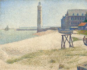 De vuurtoren van Honfleur door Georges Seurat