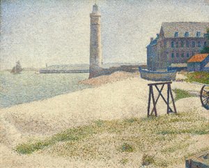 De Vuurtoren bij Honfleur, 1886 door Georges Seurat