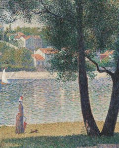 De Seine bij Courbevoie door Georges Seurat