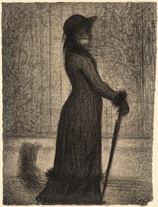 Vrouw Wandelend (Een Elegante)