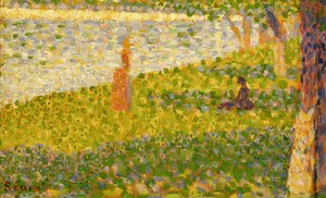 Vrouwen aan de Rivieroever, studie voor La Grande Jatte