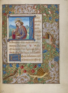 Initialen J: Sint Jan de Evangelist door Georges Trubert