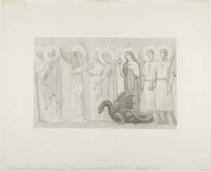Pastoraal leven van Sainte Geneviève (rechterpaneel)