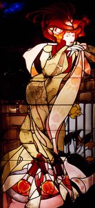 vrouwelijke figuur door Georges de Feure