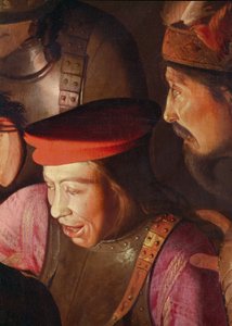 De verloochening van Sint Petrus (detail)