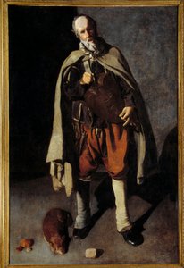 De oude hond door Georges de La Tour