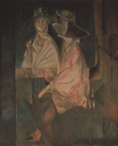 Portret van actrice Alisa Koonen door Georgy Bogdanovich Yakulov