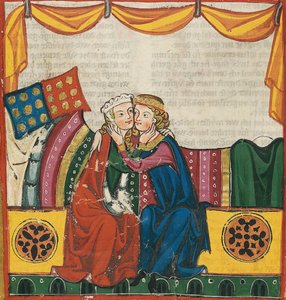 Hugo von Werenwag, from Codex Manesse, 1305-15 (42640388224)