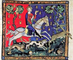Koning Jan, Jacht met honden, De Rege Johanne, 1300-1400 (26101230351) door Georgia Levan Ramishvili from Tbilisi