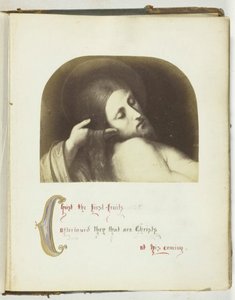 Zonder titel [illustratie van Jezus met Bijbelse citaat], 1855-1868
