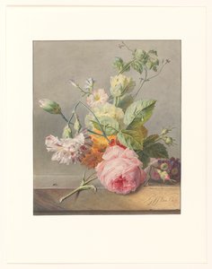 Bloemstuk door Georgius Jacobus Johannes van Os