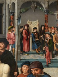 Detail van de Vervelling van Sisamnes