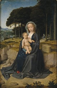 Rust tijdens de vlucht naar Egypte, ca. 1515 door Gerard David
