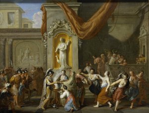 Het huwelijk van Alexander de Grote en Roxane van Bactrië door Gerard Hoet (I)