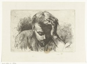 Zelfportret door Gerard Jan Bos