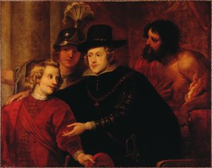 Filips IV van Spanje 1605-1665 stuurt zijn broer Kardinaal-Infant Ferdinand van Oostenrijk 1609-1 door Gerard . Seghers