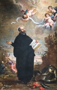 Sint Ignatius van Loyola door Gerard & Wildens Jan (1586 1653) Seghers