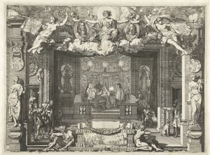Allegorie op het Verdrag van Westminster door Gerard de Lairesse