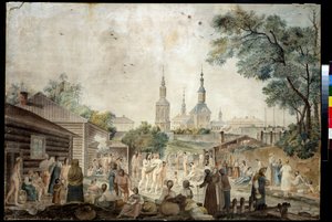 Een kuurbad in Moskou door Gerard de la Barthe