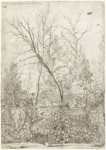 Tuin van de Villa Madama, buiten Rome