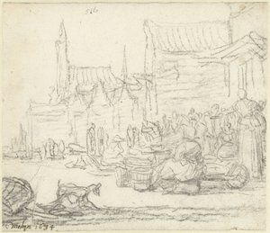 Markttafereel door Gerard ter Borch (II)