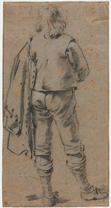 Een Man die van Achteren te Zien is door Gerard ter Borch