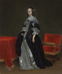 Portret van een Vrouw, c.1665 door Gerard ter Borch