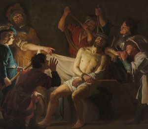 Christus gekroond met Doornen (Matteüs 27:27-31)