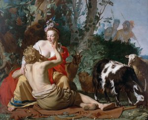 Granida en Daifilo door Gerard van Honthorst