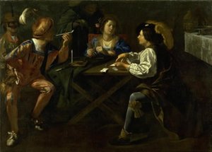 Kaartspelers door Gerard van Kuijl