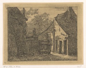Boerderij met hooiberg (De boerderij te Pernis)