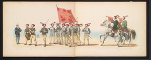 Maskerade van de Leidse studenten, 1855 (plaat 12)