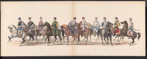 Maskerade van de Leidse studenten, 1870 (plaat 10) door Gerardus Johannes Bos