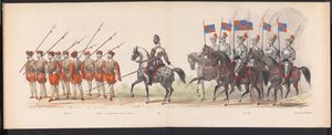 Maskerade van de Leidse studenten, 1870 (plaat 18) door Gerardus Johannes Bos